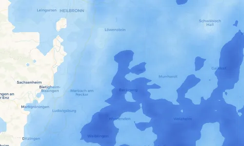 Regenradar Vorschaubild - Aktuelle Niederschläge in Rietenau und Umgebung