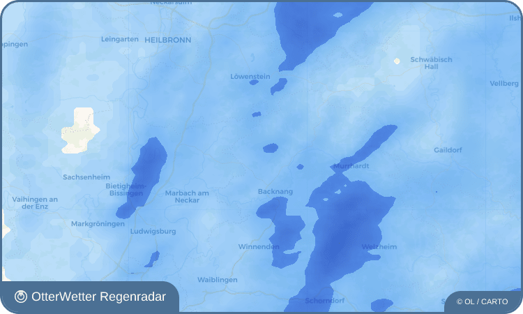 Widget-Vorschau für Rietenau Wetter-Widget-Vorschau mit Vorhersagedaten für Rietenau