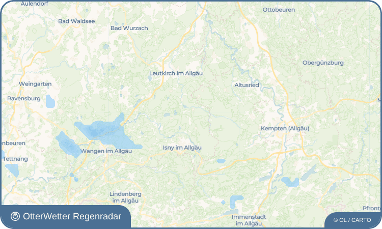 Wetter-Widget-Vorschau mit Vorhersagedaten für Rimpach