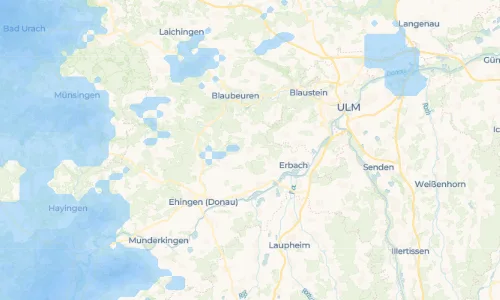 Regenradar-Vorschau: aktuelle Niederschläge in Ringingen und Umgebung