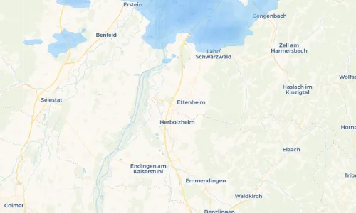 Regenradar-Vorschau: aktuelle Niederschläge in Ringsheim und Umgebung