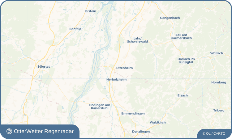 OtterWetter Regenradar-Widget Ringsheim