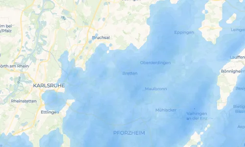 Regenradar-Vorschau: aktuelle Niederschläge in Rinklingen und Umgebung
