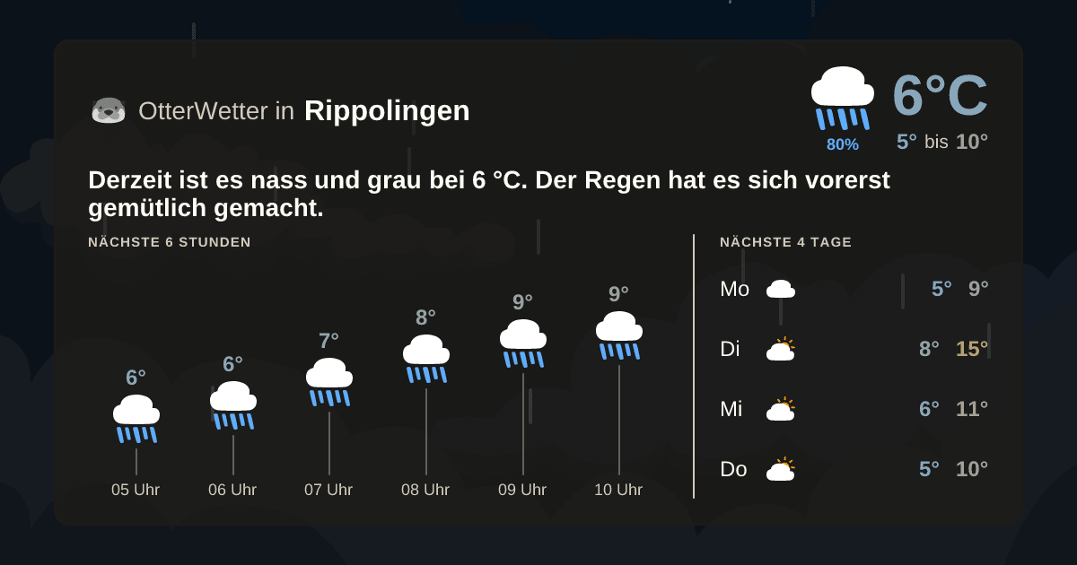 OtterWetter-Widget Rippolingen