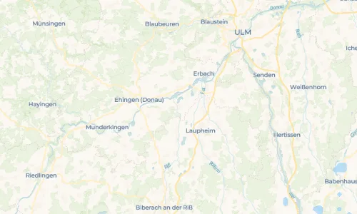 Regenradar Vorschaubild - Aktuelle Niederschläge in Rißtissen und Umgebung