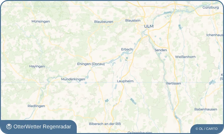 Wetter-Widget-Vorschau mit Vorhersagedaten für Rißtissen