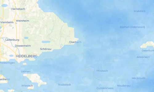Regenradar Rockenau: aktuelle Niederschläge in Rockenau und Umgebung, Stand 22. Oktober 2026 um 23:40 Uhr