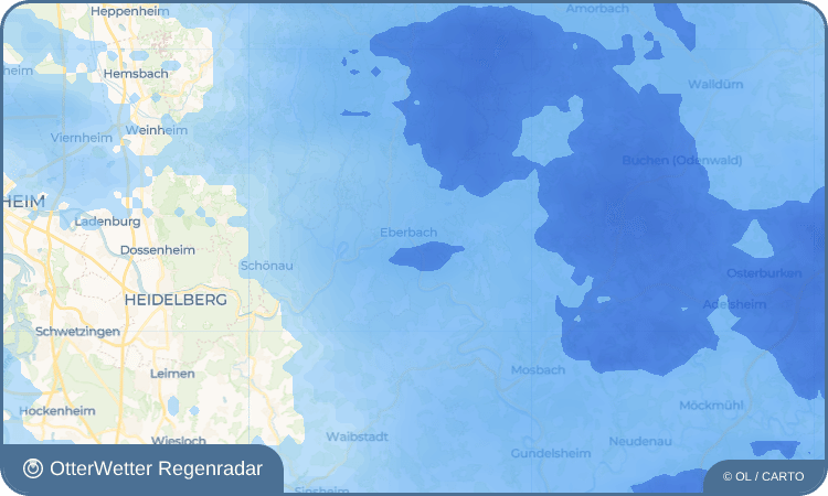 OtterWetter Regenradar-Widget Rockenau