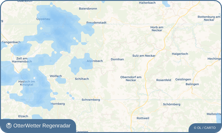 OtterWetter Regenradar-Widget Römlinsdorf
