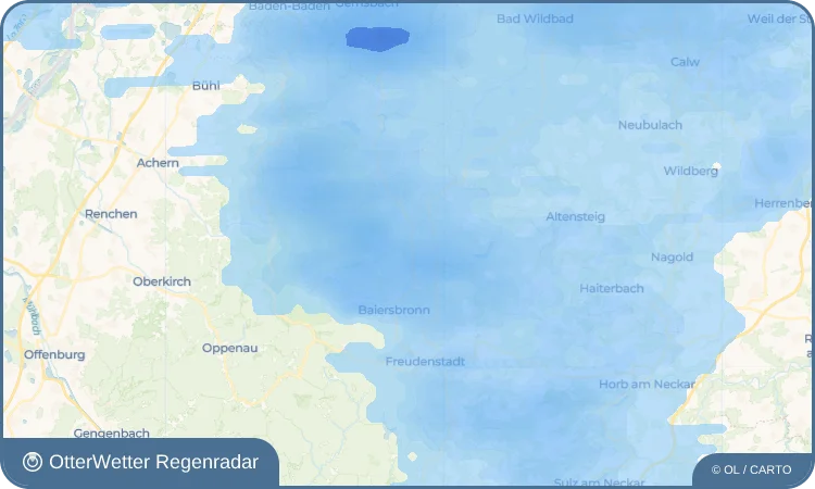 Wetter-Widget-Vorschau mit Vorhersagedaten für Röt