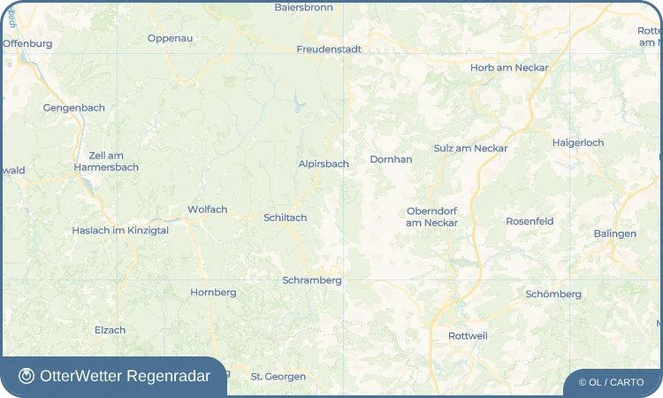 Wetter-Widget-Vorschau mit Vorhersagedaten für Rötenberg