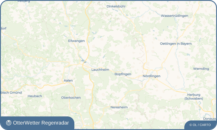 OtterWetter Regenradar-Widget Röttingen
