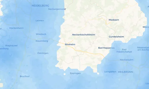 Regenradar Vorschaubild - Aktuelle Niederschläge in Rohrbach und Umgebung