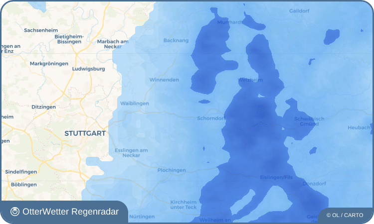 OtterWetter Regenradar-Widget Rohrbronn