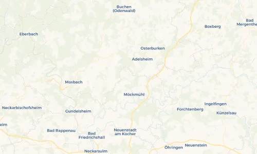 Regenradar-Vorschau: aktuelle Niederschläge in Roigheim und Umgebung