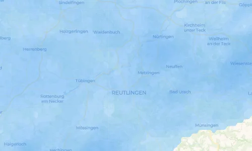 Regenradar-Vorschau: aktuelle Niederschläge in Rommelsbach und Umgebung