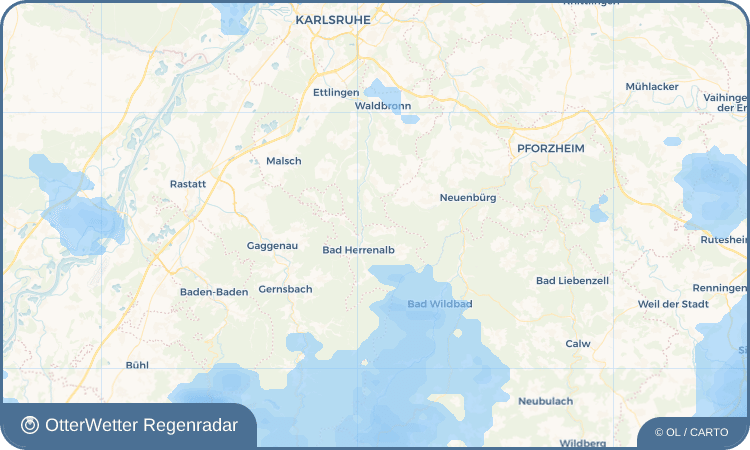 Wetter-Widget-Vorschau mit Vorhersagedaten für Rotensol