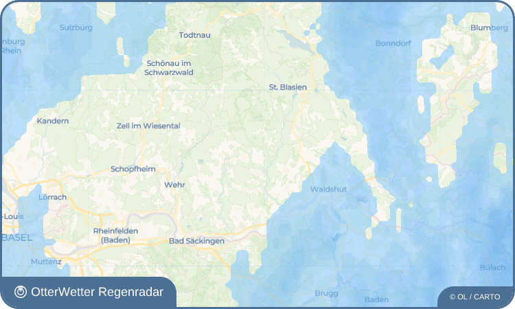 OtterWetter Regenradar-Widget Rotzingen