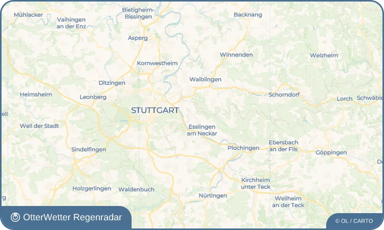 Wetter-Widget-Vorschau mit Vorhersagedaten für Rüdern