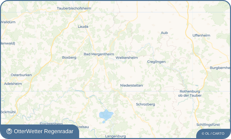 OtterWetter Regenradar-Widget Rüsselhausen