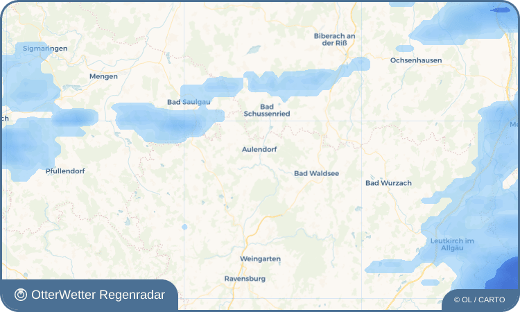 OtterWetter Regenradar-Widget Rugetsweiler
