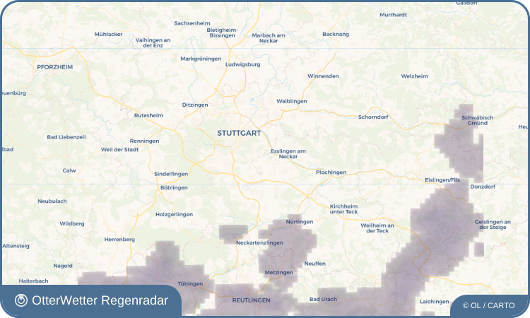 OtterWetter Regenradar-Widget Ruit