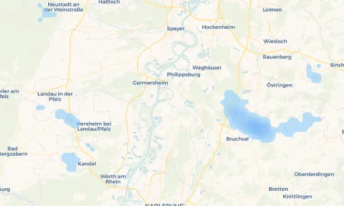 Regenradar Vorschaubild - Aktuelle Niederschläge in Rußheim und Umgebung