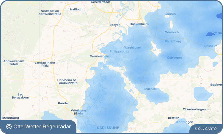OtterWetter Regenradar-Widget Rußheim