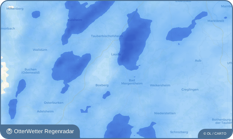 Widget-Vorschau für Sachsenflur Wetter-Widget-Vorschau mit Vorhersagedaten für Sachsenflur
