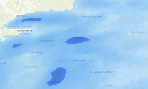 Regenradar Vorschaubild - Aktuelle Niederschläge in Sachsenhausen und Umgebung