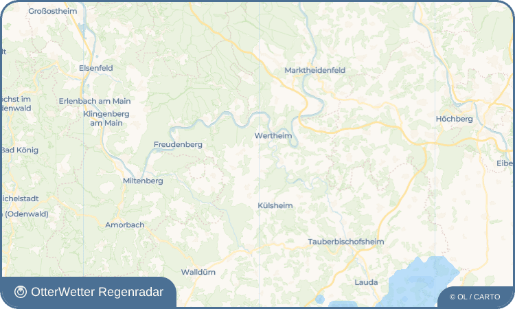 OtterWetter Regenradar-Widget Sachsenhausen
