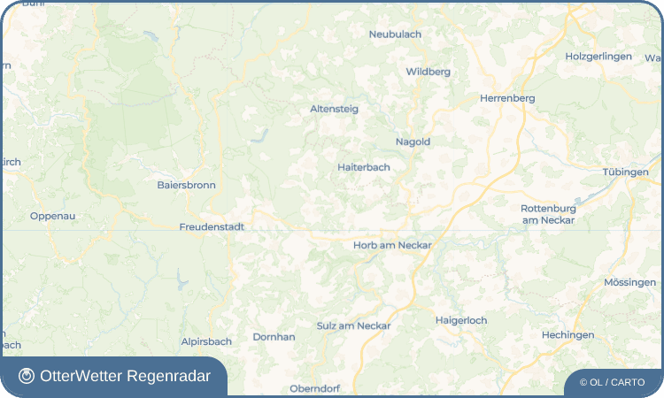OtterWetter Regenradar-Widget Salzstetten