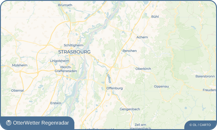 OtterWetter Regenradar-Widget Sand