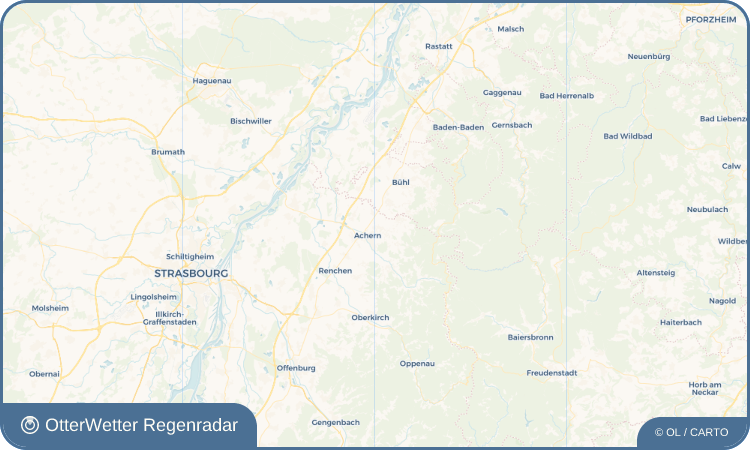 OtterWetter Regenradar-Widget Sasbach