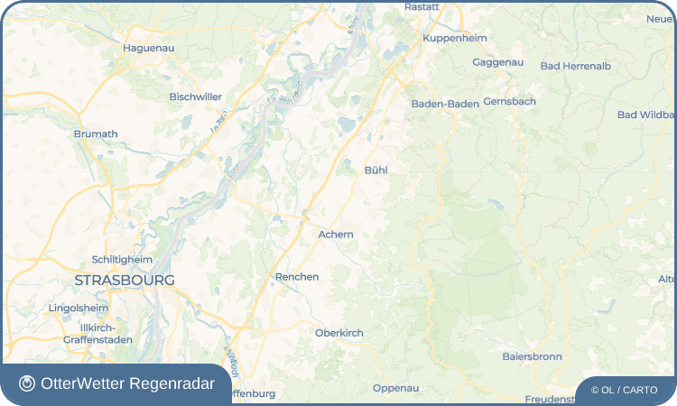 OtterWetter Regenradar-Widget Sasbachried