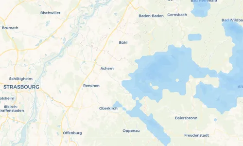 Regenradar Vorschaubild - Aktuelle Niederschläge in Sasbachwalden und Umgebung