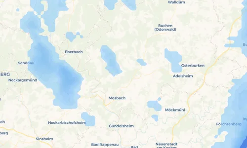 Regenradar Vorschaubild - Aktuelle Niederschläge in Sattelbach und Umgebung