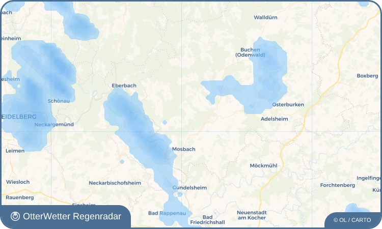 OtterWetter Regenradar-Widget Sattelbach