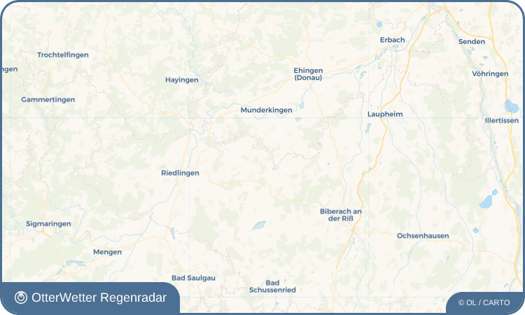 OtterWetter Regenradar-Widget Sauggart