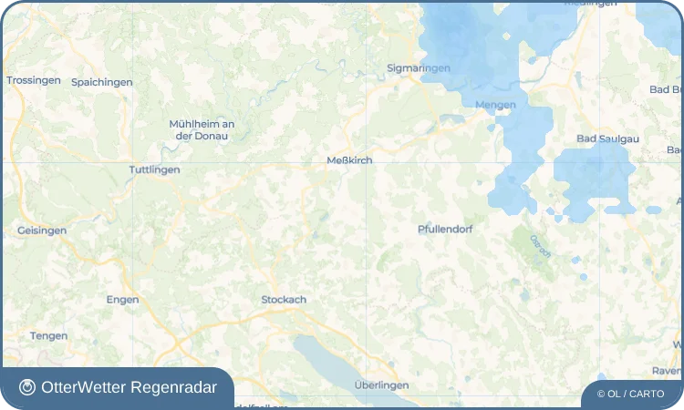 Widget-Vorschau für Sauldorf Wetter-Widget-Vorschau mit Vorhersagedaten für Sauldorf