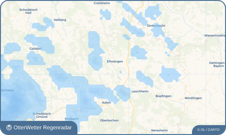 OtterWetter Regenradar-Widget Saverwang