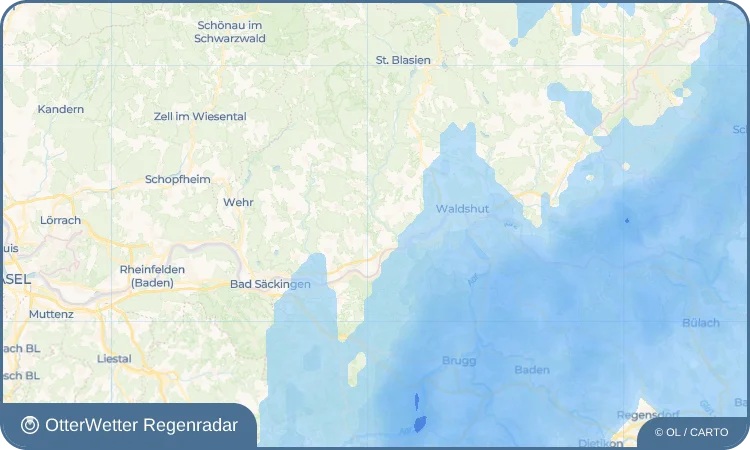 Wetter-Widget-Vorschau mit Vorhersagedaten für Schachen