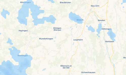 Regenradar Vorschaubild - Aktuelle Niederschläge in Schaiblishausen und Umgebung