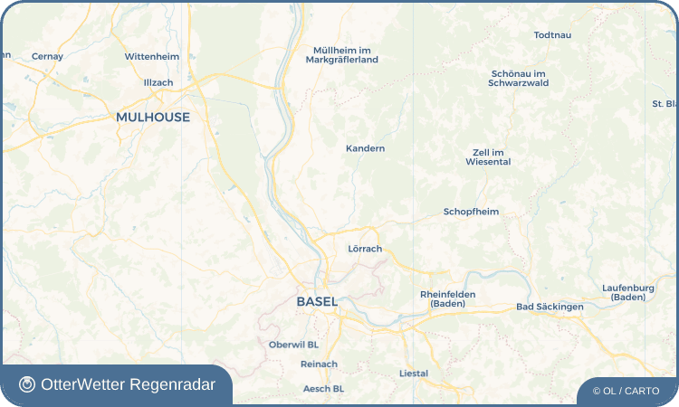 Wetter-Widget-Vorschau mit Vorhersagedaten für Schallbach
