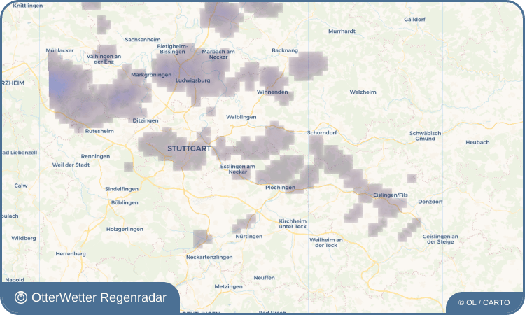 OtterWetter Regenradar-Widget Schanbach