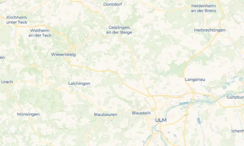 Regenradar Vorschaubild - Aktuelle Niederschläge in Scharenstetten und Umgebung