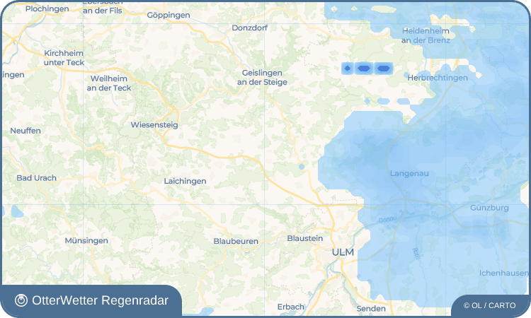 OtterWetter Regenradar-Widget Scharenstetten