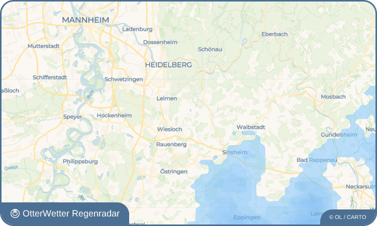 OtterWetter Regenradar-Widget Schatthausen