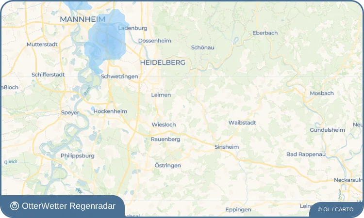 Wetter-Widget-Vorschau mit Vorhersagedaten für Schatthausen