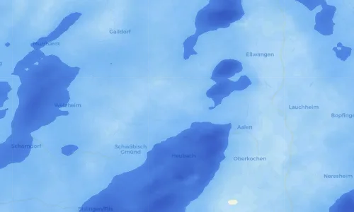 Regenradar Vorschaubild - Aktuelle Niederschläge in Schechingen und Umgebung